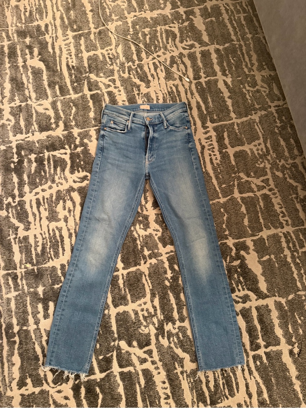 MOTHER Light Blue Skinny Jeans